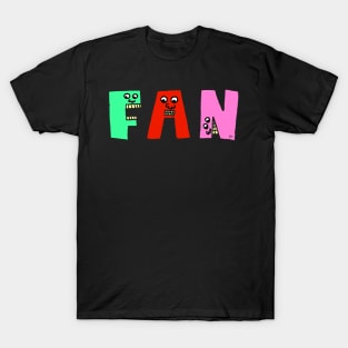 Cute Fan Motivational Text Illustrated Dancing Letters, Blue, Green, Pink for all people, who enjoy Creativity and are on the way to change their life. Are you Confident for Change? To inspire yourself and make an Impact. T-Shirt